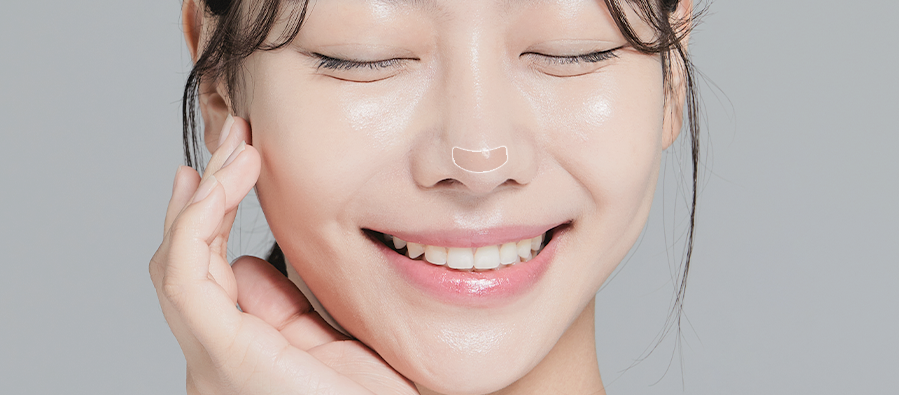 보형물이 비치는 경우 이미지